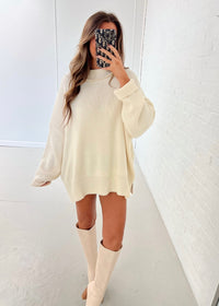 Oversized Cream Sweater
