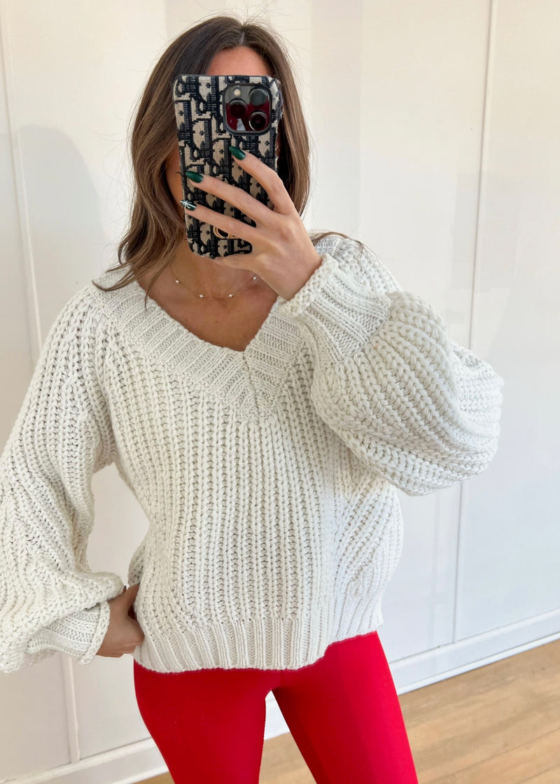 Amy Sweater - Ivory