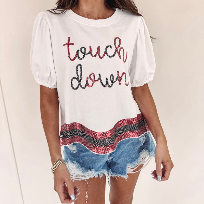 Touch Down Top - Red/Black