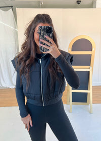 Jemma Cropped Puffer Vest