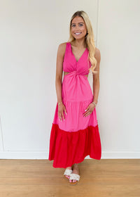 Fuchsia Maxi Dress
