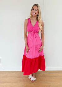 Fuchsia Maxi Dress