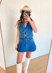 Morgan Denim Vest