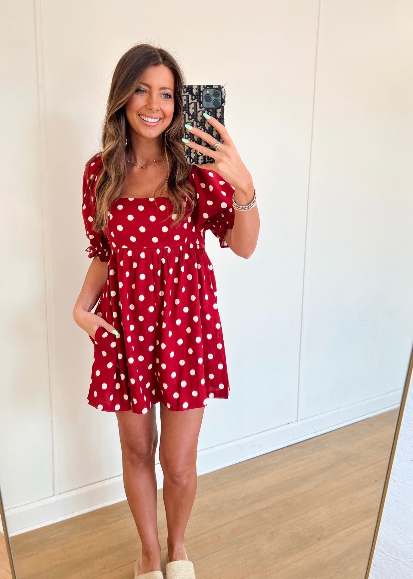Red Polka Dot Romper