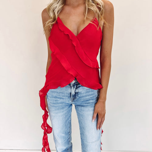 Boston Top- Red