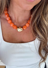 Hannah Necklace - Orange