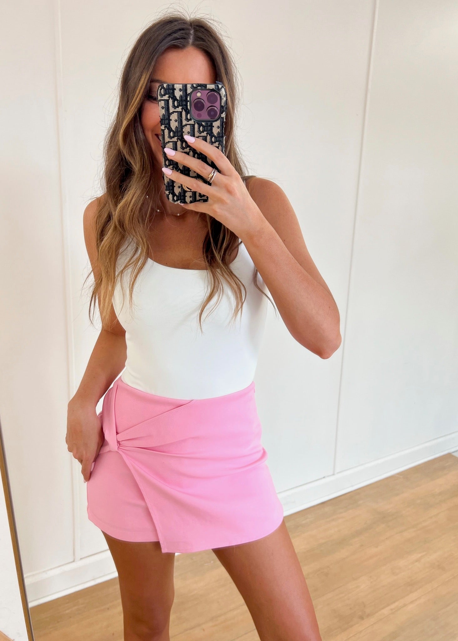 Dakota Mini Skirt - Pink