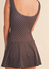 Polka Dot Active Dress - Brown