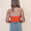 Plunge Bodysuit - Orange