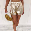 Stella Shorts - Gold Metallic