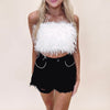 White Feather Top