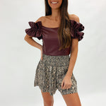 Adair Snakeprint Shorts