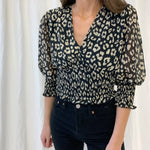 Stacey Leopard Top