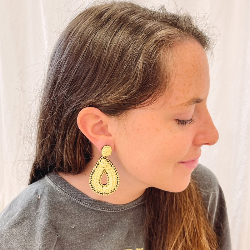The Yellow Statement Earrings