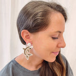 Beaded Dolphin Earrings