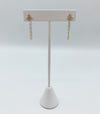 The Ari Starburst Drop Chain Earring