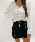 Trinity Ruched Sweater