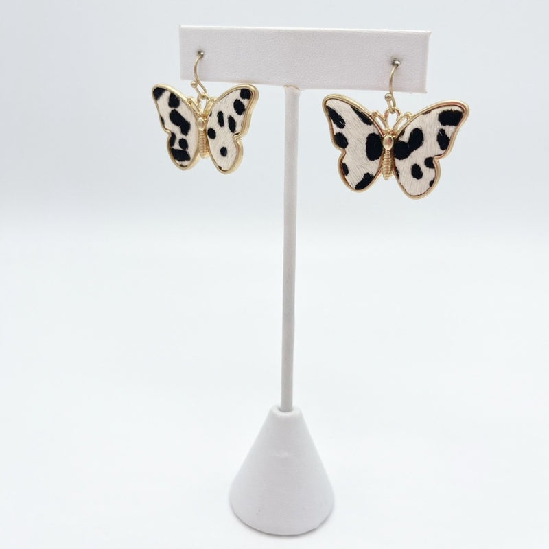 Spotted Butterfly Earrings
