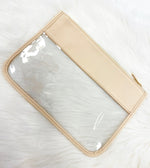 Varsity Letter Clear Zip Pouch