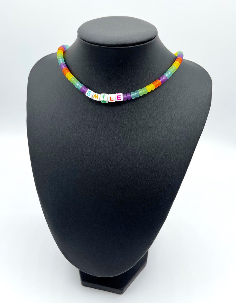 Smile Colorful Bead Necklace