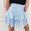 Smocked Skirt - Light Blue
