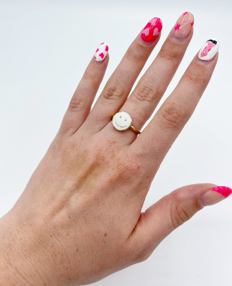 Ella Smiley Face Ring