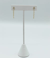 The AJ Drop Chain Earring
