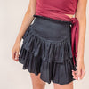 Smocked Skirt- Black