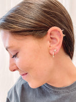Crystal Initial Stud Earrings