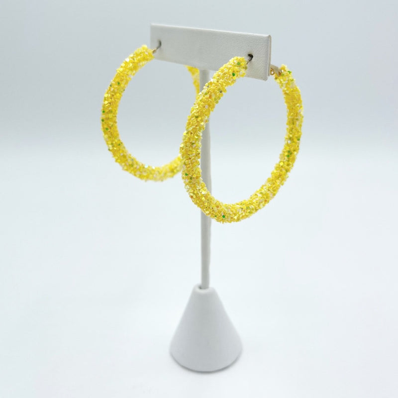 Jenna Glitter Hoops