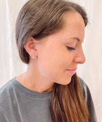Heart Eye Smiley Face Studs