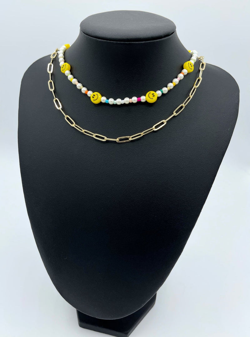 The Miller Layered Smile Necklace