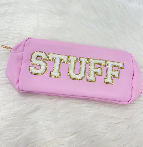 Varsity Letter Stuff Zip Pouch
