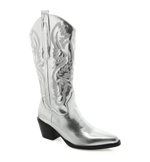 Danilo Boot- Silver Metallic