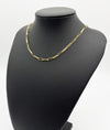 Emmie Thin Paperclip Chain Necklace