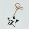 Animal Print Star Keychain