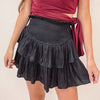 Smocked Skirt- Black