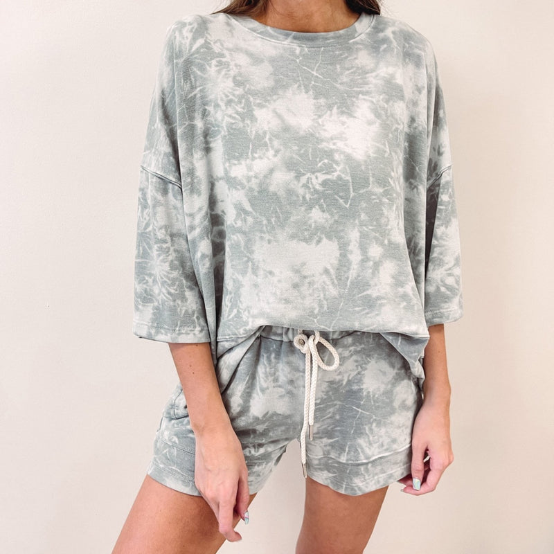 Grey Tie-Dye Set