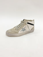 Off White Mid Top Sneakers
