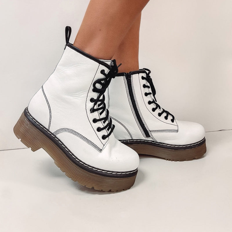 Blaze Platform Combat Boots