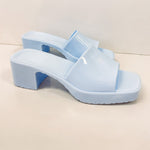 Polly Slide Heel - Blue