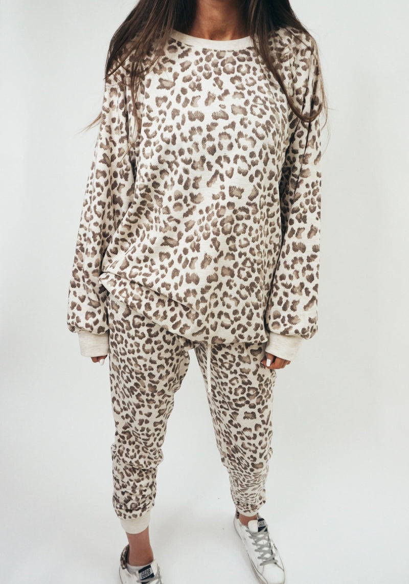 Leopard Print Pullover