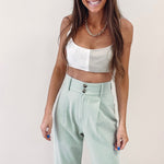 Two Toned Crop Top