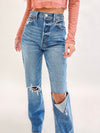 Nikko Dad Jeans - Medium Wash