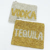 Tequila + Vodka Beaded Pouch