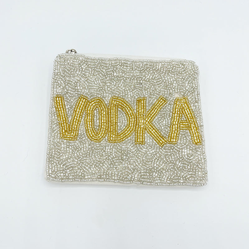Tequila + Vodka Beaded Pouch
