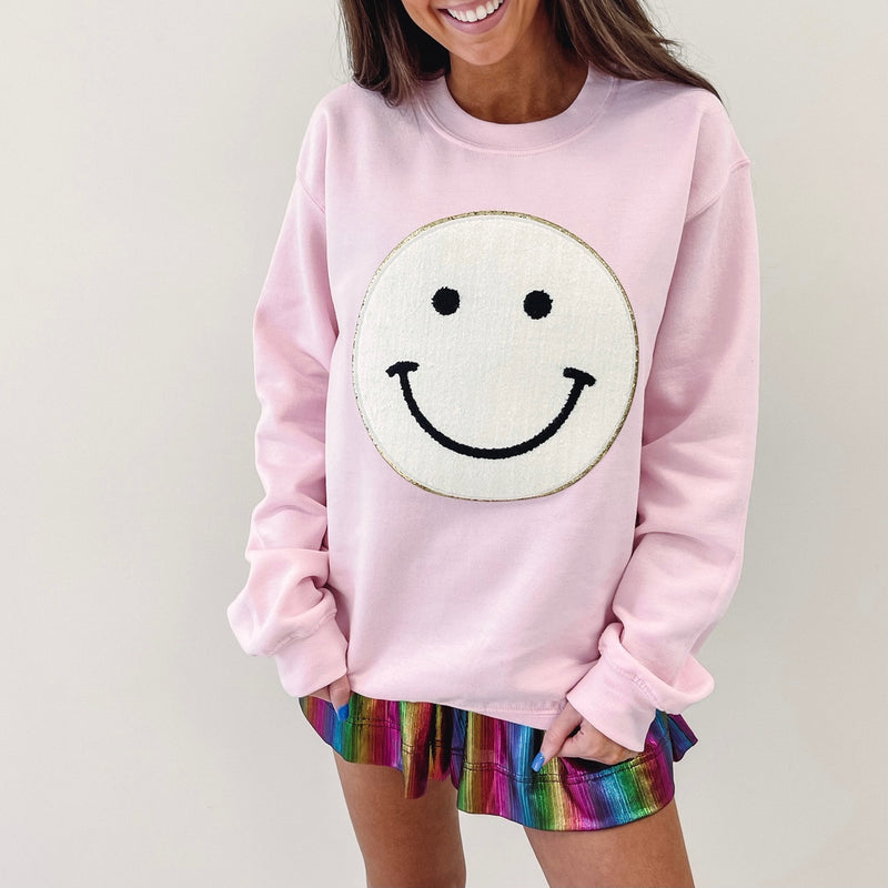 Smile Patch Pullover