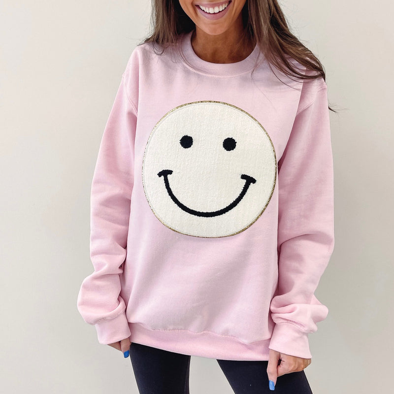 Smile Patch Pullover