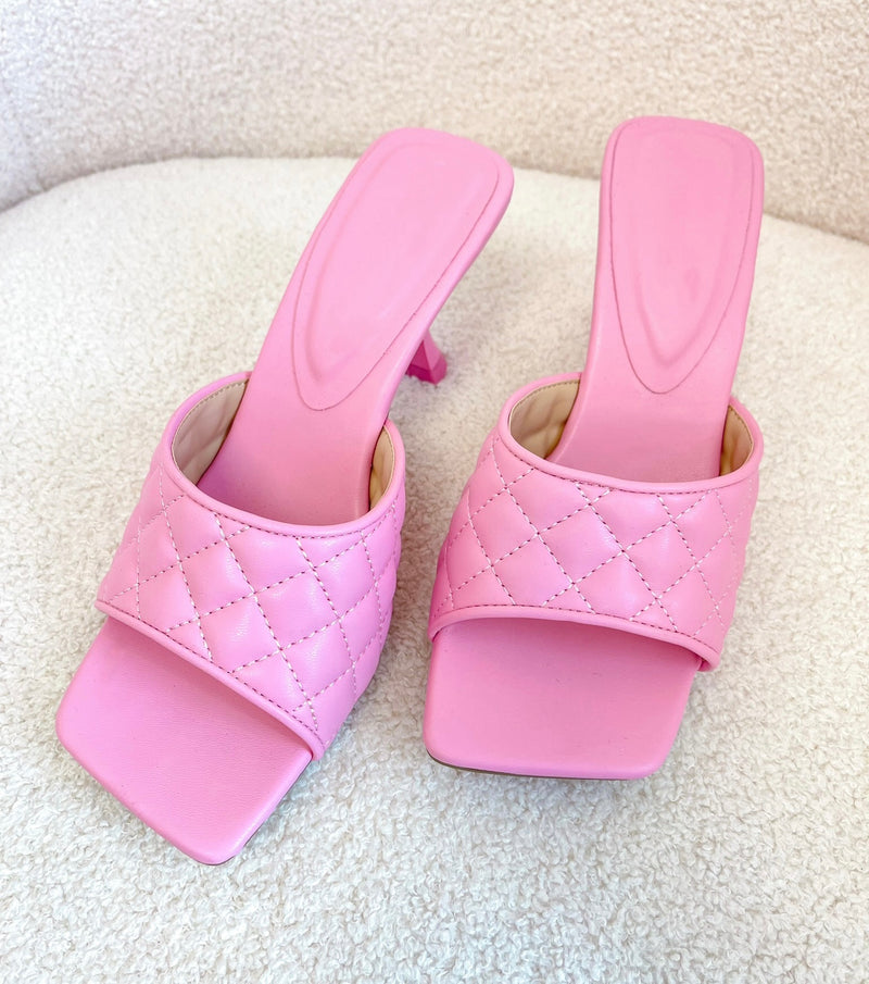 Pink Kitten Heels