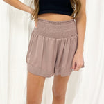 Adair Smocked Shorts (Multiple Colors)
